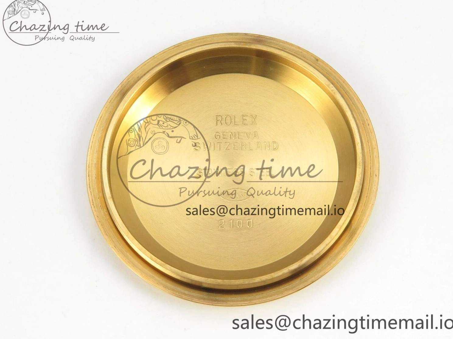 Bezel YG Crystals MPF SA4801 Skeleton Bracelet Custom 40mm Modded Green Dial Daytona on 0427